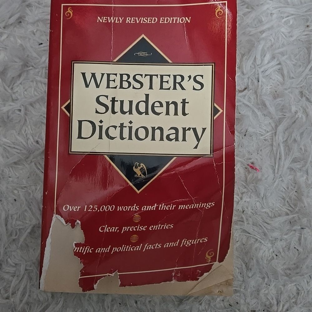 Free W Purchase Websters dictionary other facts in back presidents music money